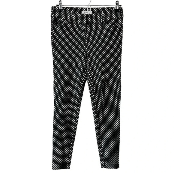 Ricki’s Pants Slim Fit Cropped Ankle Zipper Stretch Black & White Size 0 - Picture 1 of 14